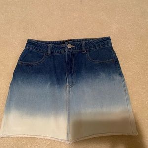 FOREVER 21 TIE DIE SKIRT